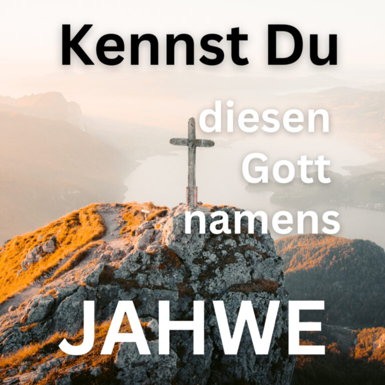 JAHWE – Keiner wie alle anderen